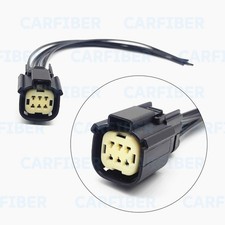 6-Way Headlight Pigtail Connector Harness Fits Cadillac CT4 2020-2023