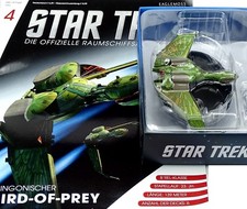 STAR TREK EAGLEMOSS RAUMSCHIFF COLLECTION KLINGONISCHER BIRD OF PREY AUSGABE #4