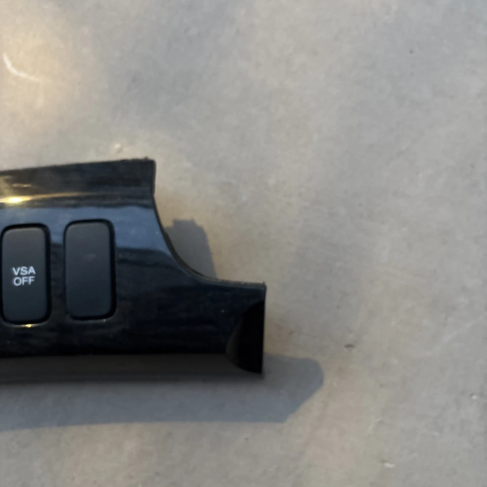 🛞 Interruptor de espejo negro Acura MDX 2007-2012 botón de tracción de grano de madera🛞 Foto 4 de 4