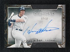 2022 Topps Diamond Icons Black 7/10 Hideki Matsui #DIA-HM Auto 07o4
