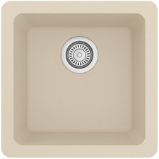 Karran USA QU-690 Quartz QU 16-5/8" Undermount Single Basin - Beige