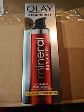 Olay Regenerist Mineral Sunscreen SPF 15 Hydrating Moisturizer Ex:9/22