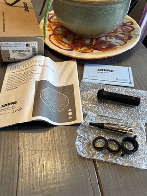 shure microflex mx395b/bi-led low profile microphone  In Open Box
