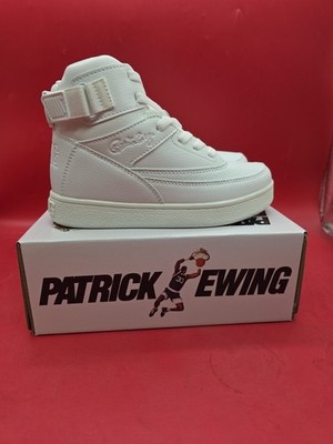 Patrick Ewing Shoes Sneakers 33 Orion Strap - Youth Child Size 3 - Triple White