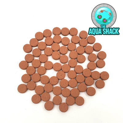 THE AQUA SHACK Stick On Glass Fish Food Treats Plankton & Shrimp Flavour Tablet Aquarium Shrimp