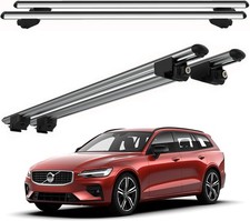 Roof Racks Cross Bars For Volvo V60 2019-2025 Aluminum Silver 2 Pcs. Roof Racks Cross Bars For Volvo V60 2019-2025 Aluminum Silver 2 Pcs.