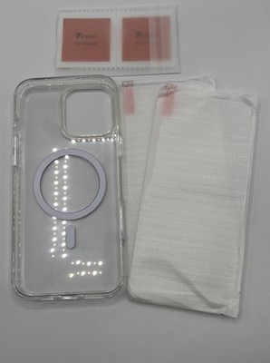 Phone Case iPhone 16 Pro Max 2Pk Screen Protectors New