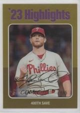 2024 Topps Heritage High Number Chrome Gold Border 4/5 Craig Kimbrel #6 4f5