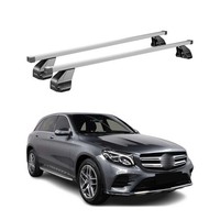 Menabo DachträGer GrundtäGer FüR Mercedes GLC C253 2015-2020 75Kg Stahl Grau 2X