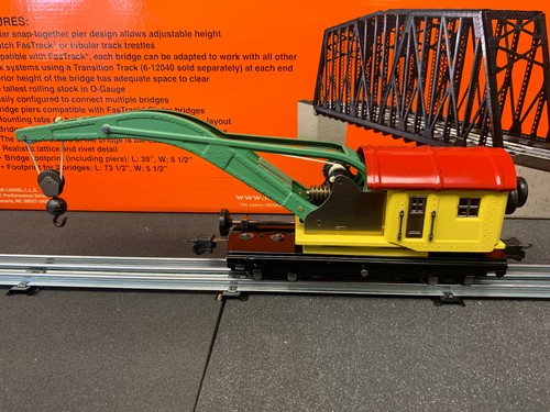 MTH LIONEL #2810 GRÚA DERRICK CALIBRE O COMO HOJALATA NU SIN CAJA MAGNÍFICA FORMA. | Condition: Used