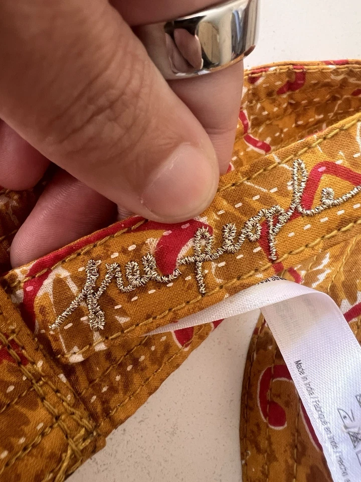 FREE PEOPLE Belt Womens Distressed Hippie Hobo Fabric Buckle Fashion Y2K 90s - Image 3 of 4