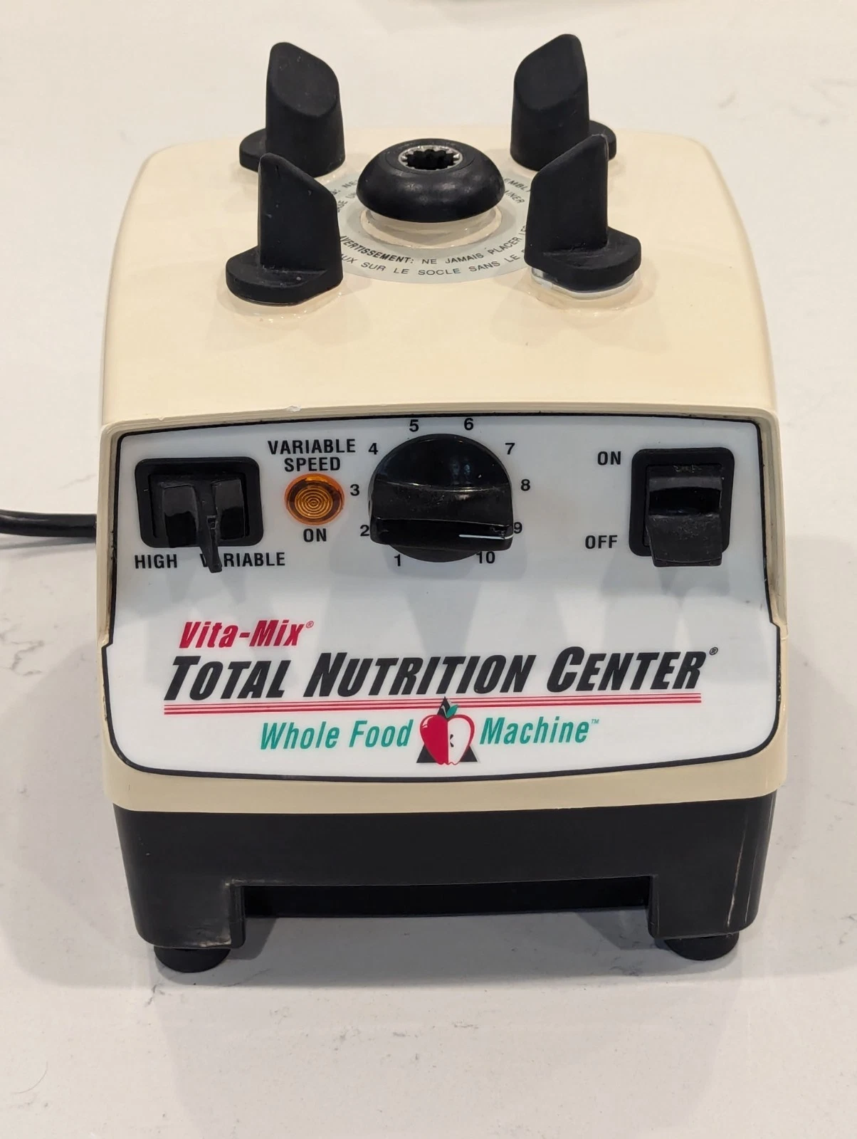 Vita-Mix VM0103 Total Nutrition Center whole Food Vitamix Base Motor Only WORKS!