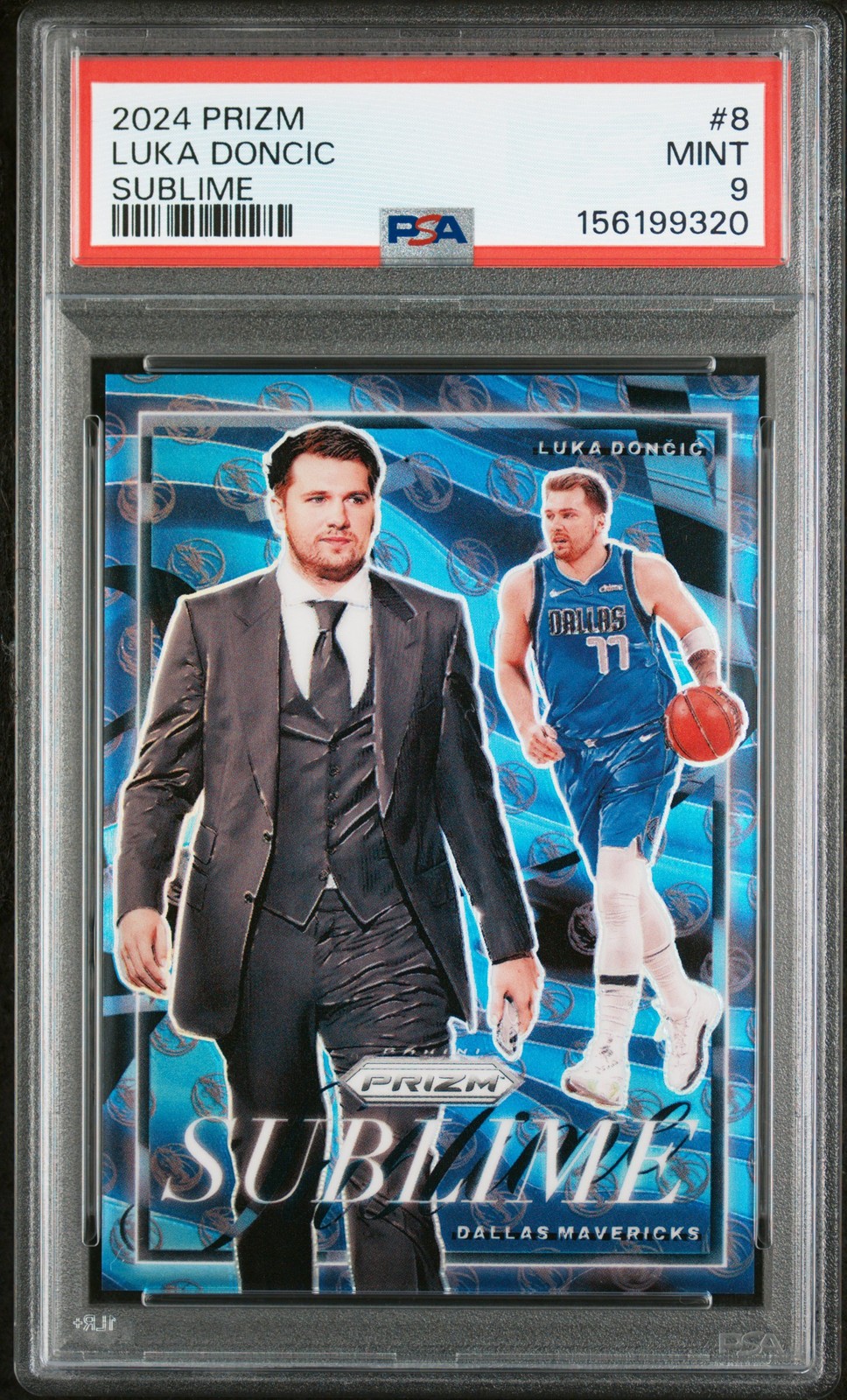 2024 PANINI PRIZM SUBLIME #8 LUKA DONCIC PSA 9 view 1
