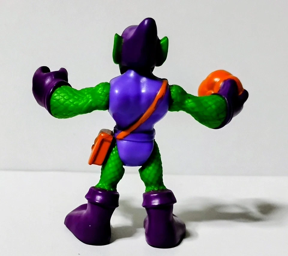 Playskool Marvel Super Hero Adventures DUENDE VERDE Figura Spider-Man Villano Foto 3 de 4