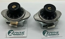 (2) New ZEPHYR Built In Combination Lock Hinge Right NEW WITH COMBO and NO KEY