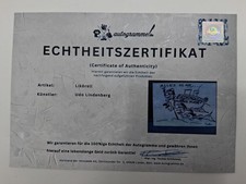 Udo Lindenberg Bild "Andrea Doria" im Rahmen Unikat Gemälde Likörell