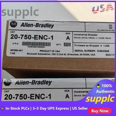 New Factory Sealed Allen-Bradley 20-750-ENC-1 20750ENC1 Module AB US Free Tax