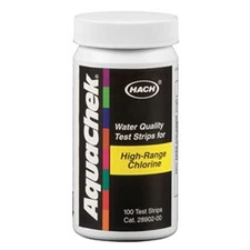 Hach 652013 AquaChek Hi-Range Free Chlorine Test Strips