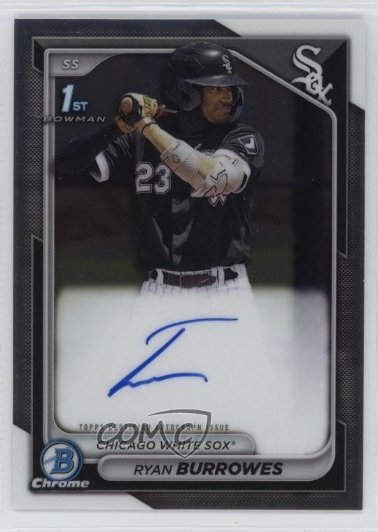 2024 Bowman Chrome Prospect Auto Ryan Burrowes #CPA-RBU Auto lh0