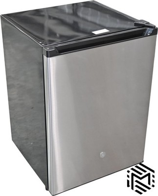 GE GCV06GSNBS Compact Refrigerator Mini Fridge - 5.6 Cu. Ft. - Stainless - 12V D
