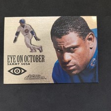 2000 Skybox Dominion Eye On October Sammy Sosa Chicago Cubs 6 of 15