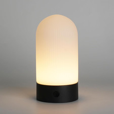 Battery Operated Shower Lamp Waterproof, Small Portable Cordless Table Lamp Rech