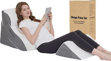 Wedge Pillow Set for after Surgery   4PCS Orthopedic Bed Wedge Pillows for Sleep