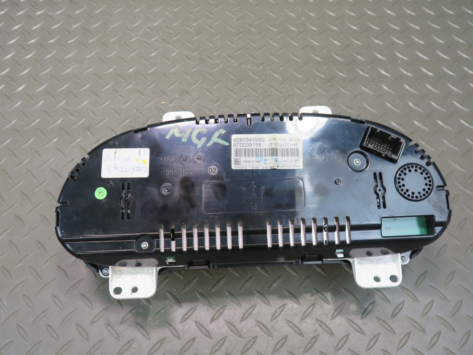 2014 MASERATI GHIBLI M157 SQ4 ENGINE ECU SPEEDO BCM STEERING MODULE LOCK KEY SET