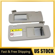 For 2017-2021 Kia Sportage A Pair Sun Visor Mirror Sunvisor Grey Lh Driver