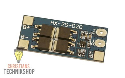 HX-2S-D20 7,4V 18650 Lithium Battery Protection Plate | Ladegerät mit 8,4V 20A