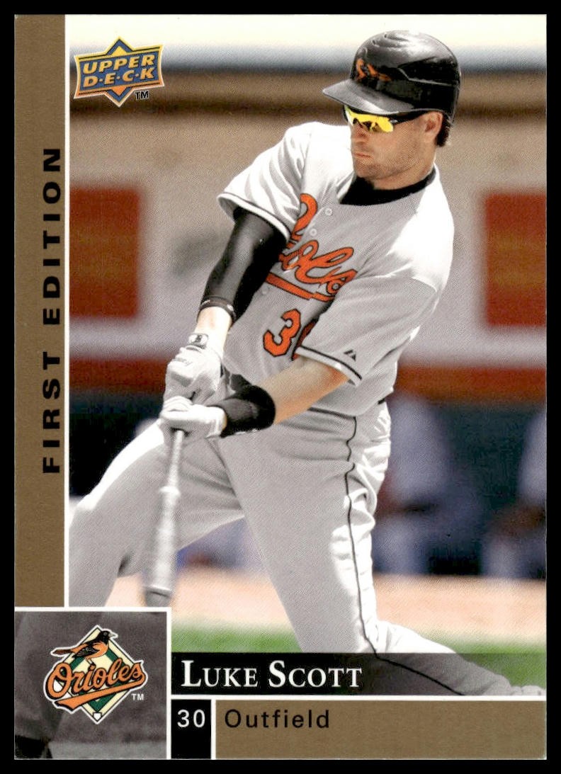 2009 Upper Deck First Edition #29 Luke Scott Baltimore Orioles NM+