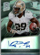 2013 Panini Spectra #159 Khiry Robinson Auto /299 - FB