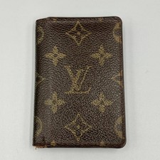 Louis Vuitton M61732 Card Case Organizer de Poche Brown Monogram LV Wallet Brown