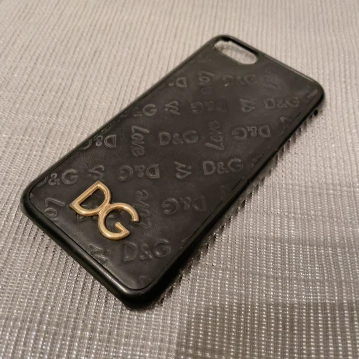 DOLCE&amp;GABBANA - dolce&amp;gabbana iphoneケース iphone8 DOLCE & GABBANA Phone Case Cover Black Leather Sacred Heart