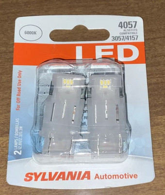 Sylvania LED 4057 Pair Set LED Lamps Bulbs 3057/4157 Brand new