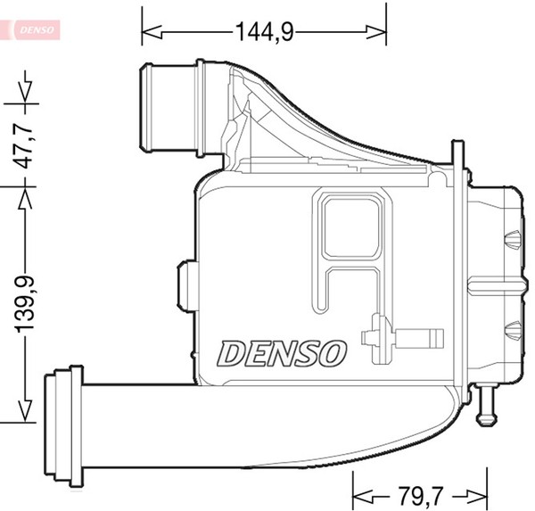 Denso LadeluftküHler DIT12006 FüR Iveco Daily Aluminium 5 35C21 35S21 40C21-image