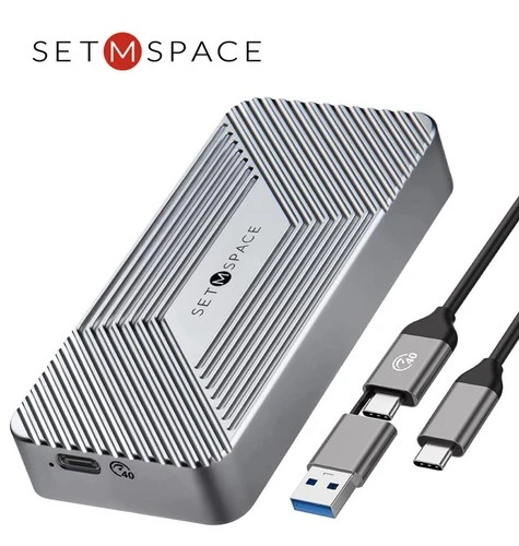 40Gbps M.2 NVME SSD Enclosure USB4 Type-C Adapter Thunderbolt 3 Aluminiumgehäuse