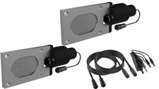 Qtp Qtec66 Bolt-on Qtec Dual Low Profile Oval Electric Cutout Valves Pair