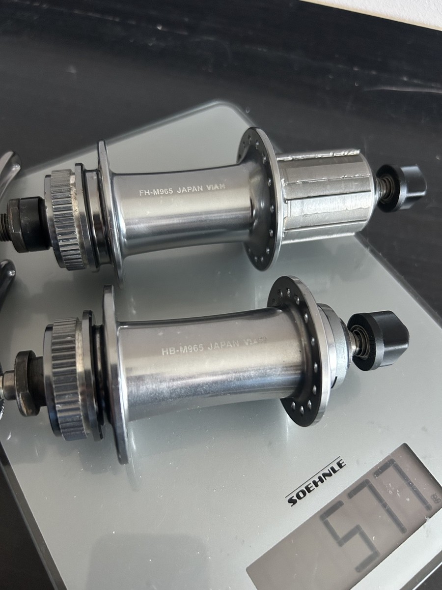 Shimano XTR HB-M965/FH-M965 MTB/Gr. Bike 32/32H pair F&R Hubs