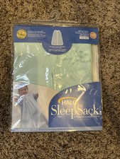 HALO Sleepsack Mint Green TOG 0.5 NB 0-3M XS 100 Cotton New In Package