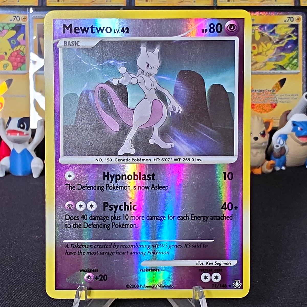 Mewtwo Pokémon TCG Rare Legends Awakened Individual Collectible