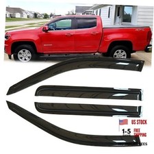 4pcs Shatterproof Outside Mount Rain Guards for 2023-2026 Colorado/Canyon