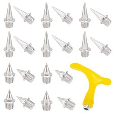 100 PCS Stainless Steel Golf Shoe Spikes 3/4 Inch Replacement Wrench