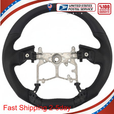 Steering Wheel Black Leather Fit For Toyota Tacoma 4runner Tundra 2014-2020 2021