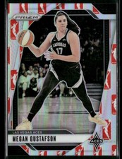2024 Panini Prizm WNBA #78 Megan Gustafson WNBA Logo Prizms