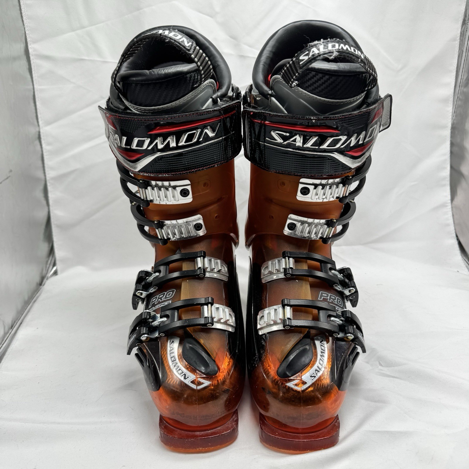Scarponi da sci Salomon Falcon Pro CS Energyzer 120 taglia 25 25 5 arancione