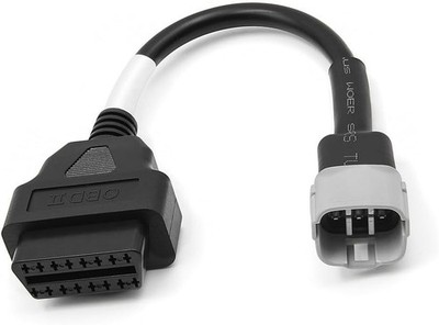 Diagnosekabel OBDII 6 Pin auf 16 Pin Adapter kompatibel mit Suzuki Motorrad