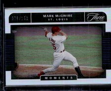 2022 Panini Three and Two #M-5 Mark McGwire Moments #/150