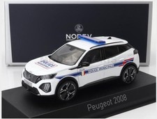 NOREV 472875 Peugeot - 2008 Police Municipale 2024 - White - 1/43