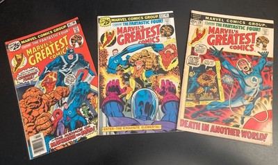 Lot of *16* 1970s MARVEL'S GREATEST COMICS! Best of 1960s Kirby Fantastic Four!